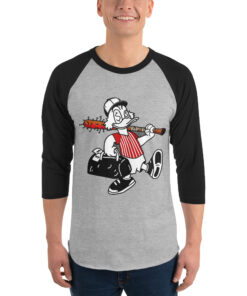 Alternative view of MH Baseball Scrooge 3/4 Sleeve
